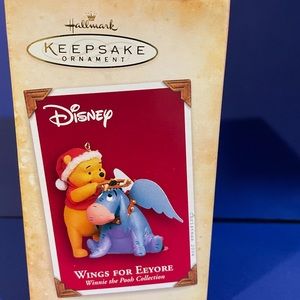 Hallmark Christmas ornament Winnie the Pooh collection. “Wings for Eeyore”